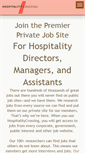 Mobile Screenshot of hospitalitycrossing.com